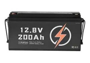 lot 23614 image: SKYSHALO 12V 200Ah LiFePO4 Battery Deep Cycle Lithium Iron Phosphate Battery for Solar Off-Grid Home Energy Storage