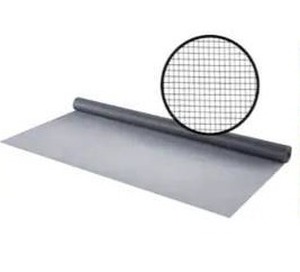 lot 23617 image: M-D 3-ft x 25-ft Silvergray Fiberglass Screen mesh, 4 Rolls