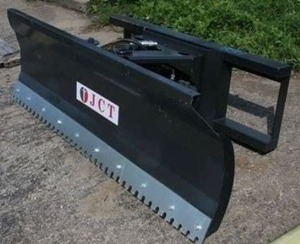 lot 4545 image: Unused JCT 84 Skid Steer Dozer Blade - Heavy-Duty Grading and Pushing Attachment