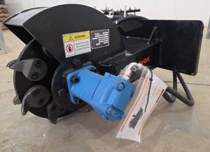 lot 7125 image: Unused Starvox SV-SG18B Mini Skid Steer Stump Grinder