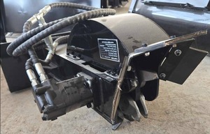 lot 8051 image: Unused Future MINI Stump Grinder  FT-SZYMJ Mini Skid Steer Loader Attachment
