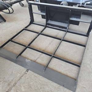 lot 8155 image: UNUSED Future MINI Skid Steer Land Leveler Attachment FT-PDQ