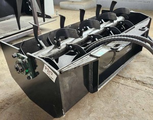 lot 8165 image: Unused Future FT-XGJ Rotary Tiller Attachment for Mini Skid Steer