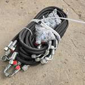 lot 8190 image: Unused Future Mini Excavator Hydraulic Hoses w Fittings  Fits 12 Ton