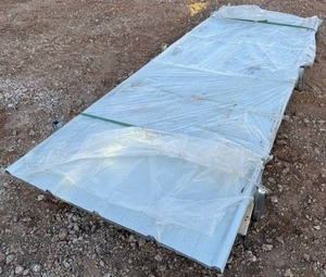 lot 5644 image: Unused SDLGCSS 50 sheet bundle of Galvanized Corrugated Steel