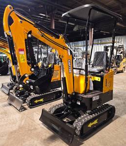 lot 8510 image: Unused 1 Ton Mini Excavator  Model CK13J  Yellow