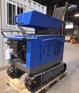 lot 5179 image: Unused High End Industrial Mobile Jaw Crusher SDLJC For Stone, Wood & Other Debris - 11KW R500D-V2 Engine - Two Jaw Plates for Extreme Wear Resistance and Crushing Power-Self-Propelled Crawler System-Industrial-Grade Components for Heavy-Duty Crushing