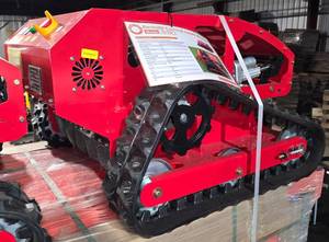 lot 8557 image: Unused Captok CK750 Remote-Control Tracked Crawler LawnSlope Mower CK750 - Engineered for Efficient & Safe Mowing on Steep Slopes, Uneven Terrain and Under Machinery, Brush & Vehicles.