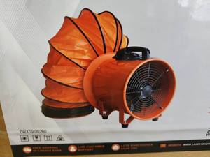 lot 3363 image: Unused LandHonor 12 Utility Blower Fan  LHR-UBF12  32.8ft Length & 12in Diameter Ductwork Included - 2295 CFM Airflow