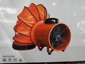 lot 3368 image: Unused LandHonor 10 Utility Blower Fan  LHR-UBF10  32.8ft Length & 10in Diameter Ductwork Included - 1518 CFM Airflow