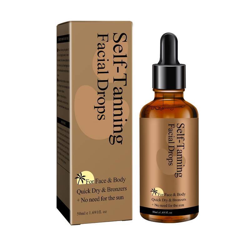 lot 3329 image: Self Tanning Drops for Face & Body - Sunless Tanning Drops with Natural Ingredients, Quick-Dry Formula, Streak-Free & Hydrating Bronzer for Customizable Tan, 1.69 Fl Oz (1PCS)