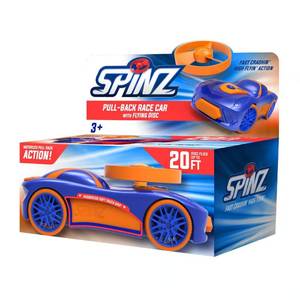 lot 1125 image: SD Toyz Spinz Pull-Back Race Car with Flying Disc Multicolored