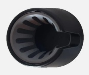 lot 1156 image: Gripperz Spill-Proof Portable Cup Holders Black