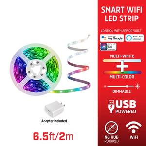 lot 1166 image: Energizer Connect 78-in Plug-in Smart Strip Under Cabinet Lights