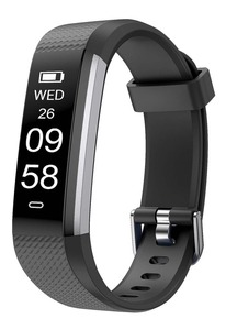 lot 1183 image: Letscom Fitness Tracker 2-Pack of Activity Tracker Smartwatch Black