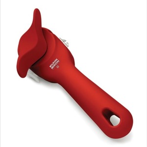 lot 1196 image: Kuhn Rikon 5-in-1 Master Auto Safety Can Opener Red