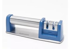 lot 1197 image: Geoffrey Zakarian Precision Knife Sharpener Zakarian Blue,