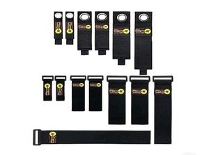 lot 1206 image: Wrap-It 14-Piece Heavy-Duty and Super-Stretch Wrap Organizers Black,