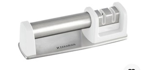 lot 1216 image: Geoffrey Zakarian Precision Knife Sharpener White