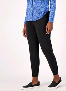 lot 1247 image: Sport Savvy Regular All Day French Terry Pull On Jogger with Black, Medium