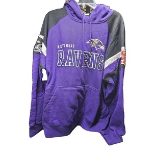 lot 1292 image: NFL Dallas Pullover Colorblock Hooded Sweatshirt baltimore ravens, X-Large