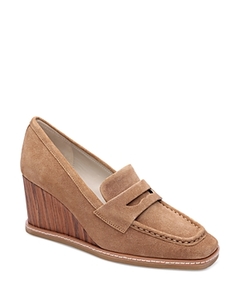 lot 7028 image: $149 Sanctuary Womens Cadence Wedge Loafer Pumps (size 7.5)