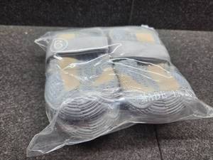 lot 7089 image: PETQYS Dog Shoes,Mesh Breathable Dog Boots for Walking Running Hiking,Soft Non-Slip Rugged Rubber Sole Dog Booties with Adjustable Straps 4Pcs,Grey size6
