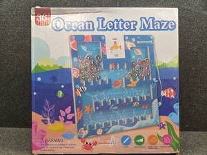 lot 7095 image: Popubabi Magnetic Alphabet Maze Letter Puzzle Ocean Letter Mate