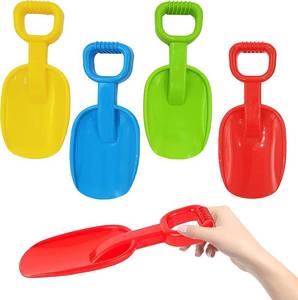 lot 7116 image: Chochkees Beach Sand Shovel Day Play Set, 10.5 Inch Shovel, Birthday Treats for Boys and Girls (4-Pack)