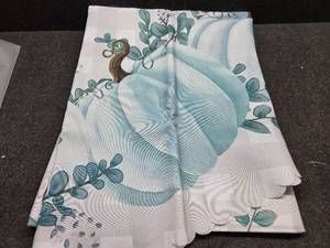 lot 7187 image: Vaukki Fall Tablecloth Waterproof Thanksgiving Autumn Harvest Table Cloth for Autumn Decor Fall Table Cover for Kitchen, Dining and Party Maple Leaves, 60 x 84 Inch