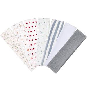 lot 7190 image: obeoby Headbands for Women, Floral Womens Headband Non Slip Stripe Heart Hairbands Sports Hair Bands Stocking Stuffers for Teen Girls