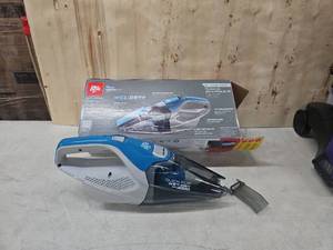 lot 340 image: Dirt Devil QuickFlip WetDry Cordless Hand Vacuum Cleaner  BD30225. Pre-owned. Tested  Charger Not Included