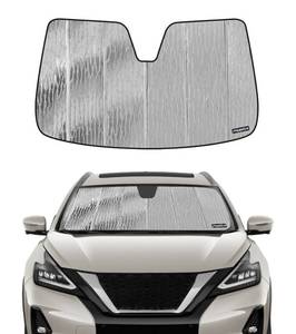 lot 35816 image: Pigenius Windshield Sunshade for Nissan Murano 2019-2024, Reversible SilverBlack