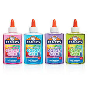lot 35812 image: Elmers Assorted Opaque Glues - 4 Pc