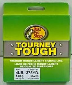 lot 35887 image: Bass Pro Shops Tourney Tough Monofilament Fishing Line - Green - 4 lb