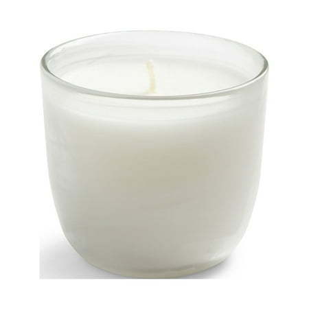 lot 8796 image: Demdaco Loved Bergamot Blush Lemon White 7 ounce Soy Blend Wax Jar Candle