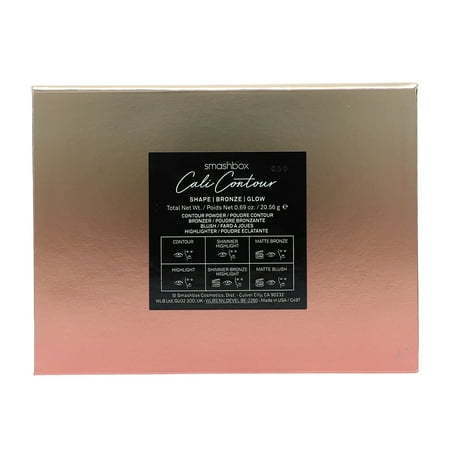 lot 24146 image: Smashbox Cali Contour Blush Highlighter & Bronzer Face Palette - 0.69 oz