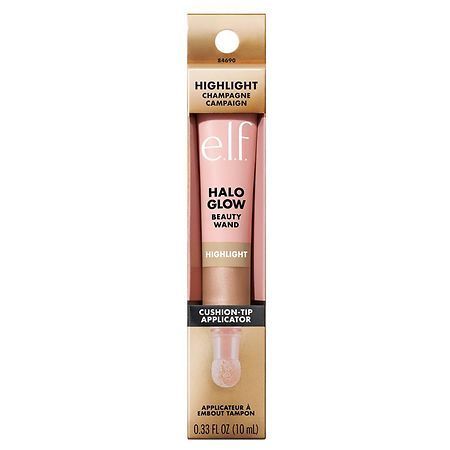 lot 30465 image: e.l.f. Halo Glow Highlight Beauty Wand  Champagne Campaign  0.33 fl oz - Retail $10