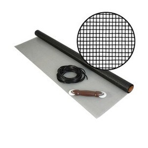 lot 28988 image: Phifer 3-ft x 7-ft Charcoal Fiberglass Screen Replacement Kit