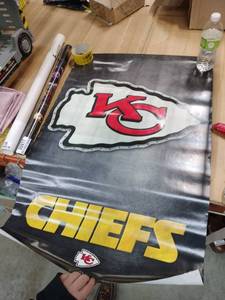 lot 30978 image: KC Chiefs Wall Poster