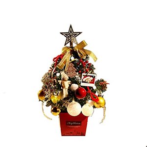 lot 30989 image: WEWYQSJXBXF Christmas Trees Christmas decorationChristmas Decorations Small Christmas Tree Package Desktop Christmas Decoration Scene Decoration Christmas GiftsWEWYQSJXBXF2110-15(ColorGold,Size)