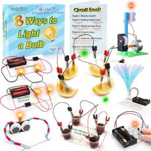 lot 23669 image: Science Circuit Kit Electricity for Kids Age 8-12, STEM Electrical Circuits Light Bulb Experiment, Electric Energy Technology Project Kits, STEAM Toys Science Gifts for 8 9 10 Year Old Boys Girls