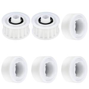 lot 23683 image: Upgrade 4 Pack Guide Wheels with 2 Pulley Gears, Part Number 3884997-R6, Replacement Compatible with Maytronics Dolphin, Nautilus CC Plus Automatic Robotic Pool Cleaner M200M400M500 &Dx3Dx4Dx6