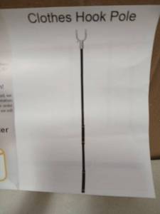 lot 23688 image: Frebuta Clothes Hook Pole