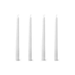 lot 28913 image: CANDLESEE 4 Pack White Taper Candles��Taper Candles 10 Inch Dripless��Unscented & Smokeless Candlesticks Bulk��7-8 Hours Long Burning Tall Candles��Ideal for Christmas Weddings Parties Dinner