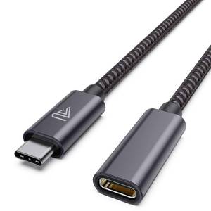 lot 28930 image: Type C Extension Cable, (10FT3M) USB 3.1 (5gbps) Male to Female Extender Braided Data Cord for iPhone 16 15, Galaxy Tab S22 S21, 2022 MacBook M4 M3 MacBook Pro, iPad Pro, Surface and More