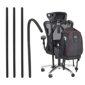 lot 28945 image: 4 Pcs Flexible Walking Stick Stand for Table - Cane Holder with Fixation Grabber Hook Attachments for Walker, Rollator, Mobility Scooter, Wheelchair - Accessory to Hang & Hold Items Within Reach