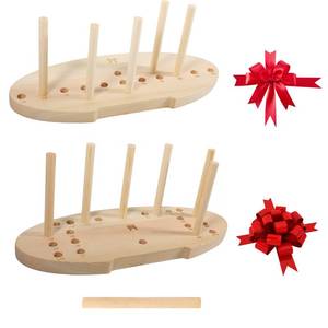 lot 28948 image: SACATR Bow Maker for Ribbon, Holiday Wreaths,Wooden Wreath Bow Maker Tool for Creating Gift Bows, Party Decorations, Hair Bows, Corsages, Holiday Wreaths, Various Crafts(Double-Sided)