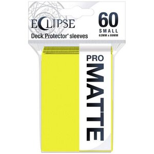 lot 28956 image: Ultra Pro Small Sleeves Eclipse Matte - Lemon Yellow (60)