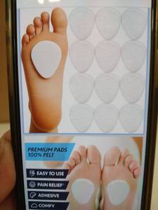 lot 28964 image: Metatarsal Pads Ball of Foot Cushions 11pcs